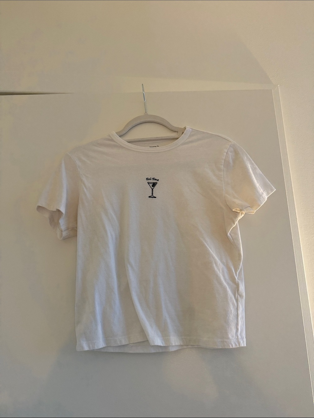 Abercrombie Graphic Tee with Martini Icon